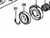 Picture of Gearbox Centre Shaft Front  Bearing 1300 cc Engine