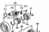 Picture of Gearbox Ouput Shaft Rear  Bearing 1300 cc Engine