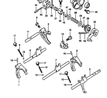 Picture of Gearbox 5th Gear Selector Fork