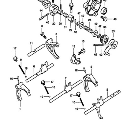 Picture of Gearbox High Speed Selector Fork