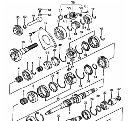 Picture of Gearbox Speedometer Gear /Housing Assembly