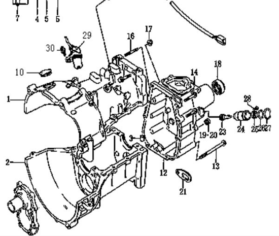 Picture of Gearbox Output Seal 1000cc Engine