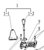 Picture of Gearshift Lever Assembly 1000cc Models TELEPHONE ORDERING ONLY