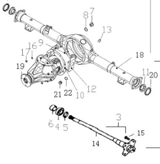 Picture of Rear Axle Outer Seal Dock