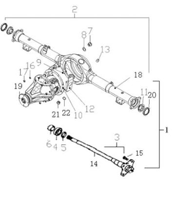 Picture of Rear Differential Internal Oil Baffle