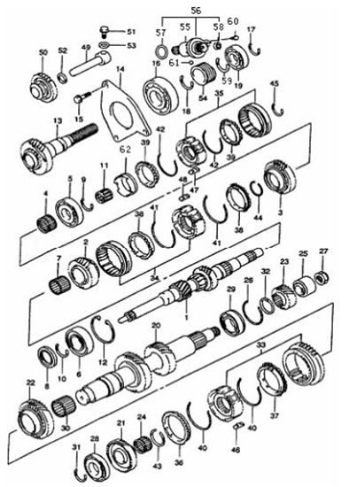 Picture of Speedometer Drive Seal 1300cc Engine