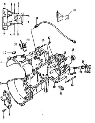 Picture of Reverse Light Switch AF10/DK12 Engines
