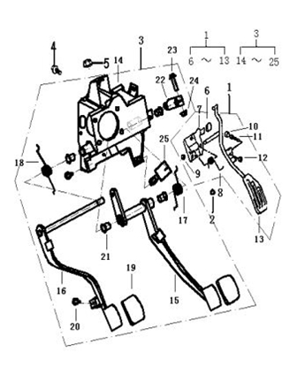 Picture of Brake /Clutch Pedal Rubber