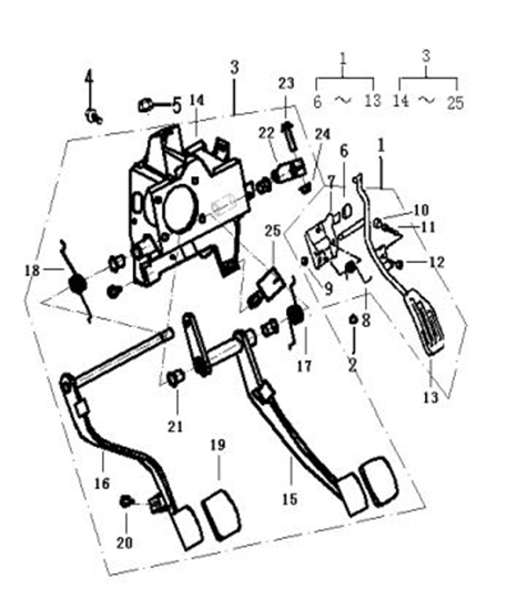 Picture of Brake /Clutch Pedal Rubber