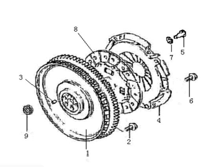 Picture of Flywheel Centre Bearing 