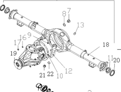 Picture of Rear Axle Housing