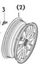 Picture of CLEARANCE 50% OFF  Polished Alloy Road Wheel (14 Inch Set of 4)