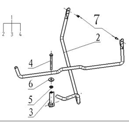 Picture of Spare Wheel Carrier Hook And Bolt Van/Minibus 