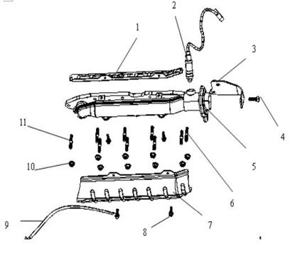 Picture of Exhaust Manifold Pre-Used 1300cc Engine