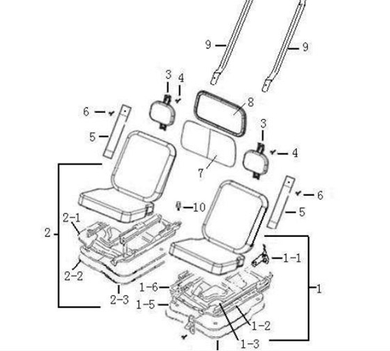 Picture of Cabin Rear Glass Rubber Surround