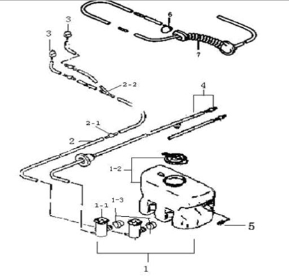 Picture of Screen Washer Tank And Pump