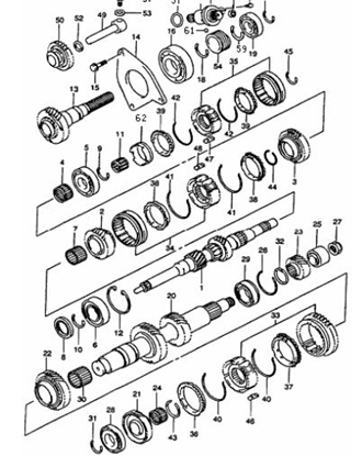 Picture of Gearbox 1st Gear Syncro Ring