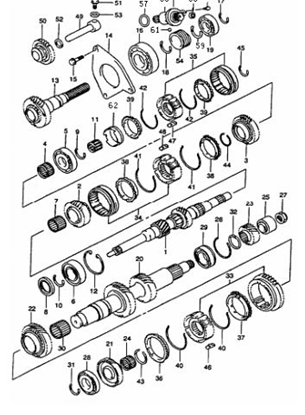 Picture of Gearbox High Speed Gear Syncro Ring