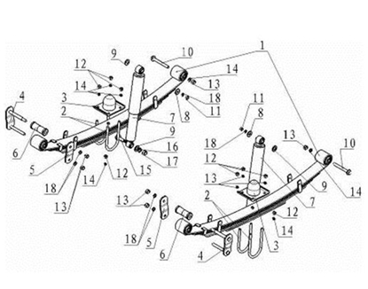 Picture of Rear Suspension Spring Big Cabin Pickup