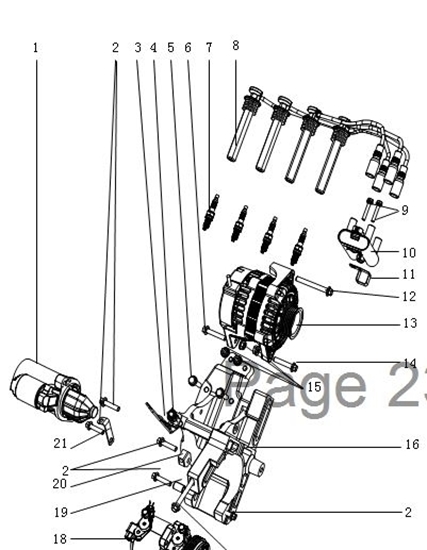 Picture of Ignition Coil 1200cc Engine