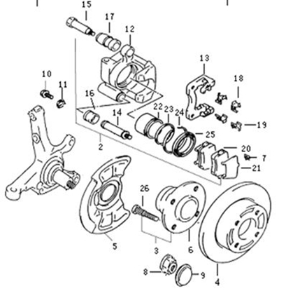 Picture of ABS Front Brake Discs Vented (Pair)