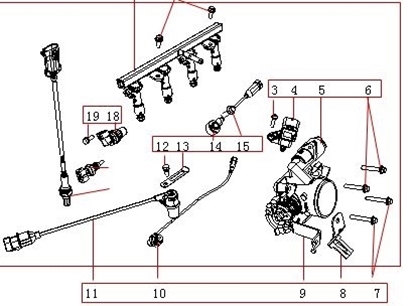 Picture of Camshaft Position Sensor  1200cc/1500cc