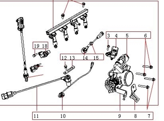 Picture of Camshaft Position Sensor  1200cc/1500cc