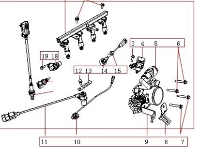 Picture of Crankshaft Position Sensor  "C" Series 1500cc