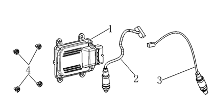 Picture of Exhaust Oxygen Sensor 1000cc/ 1200cc/1500cc Engine