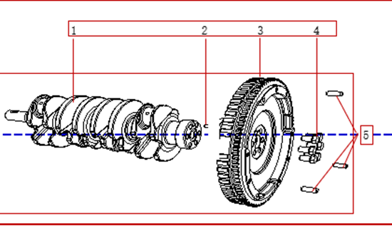 Picture of Engine Flywheel/Ring gear Assembly 1200cc