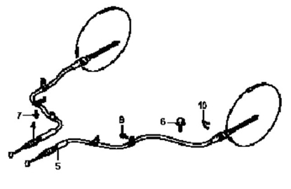 Picture of Hand Brake Cable Left C31/C32