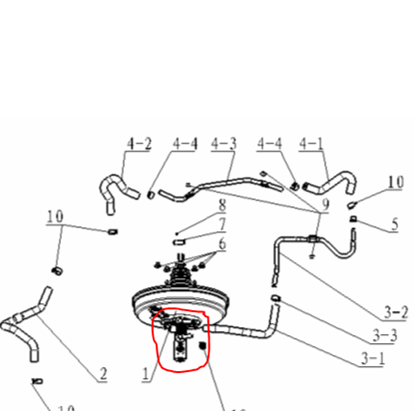 Picture of Master Cylinder LHD      TELEPHONE ORDERING ONLY