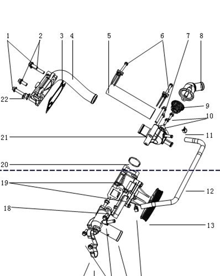 Picture of Thermostat  1500cc Engine 60mm Diameter