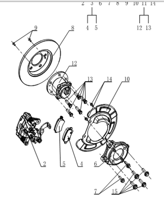 Picture of Rear Brake Discs (Pair) 280mm Solid Non Vented Glory Models